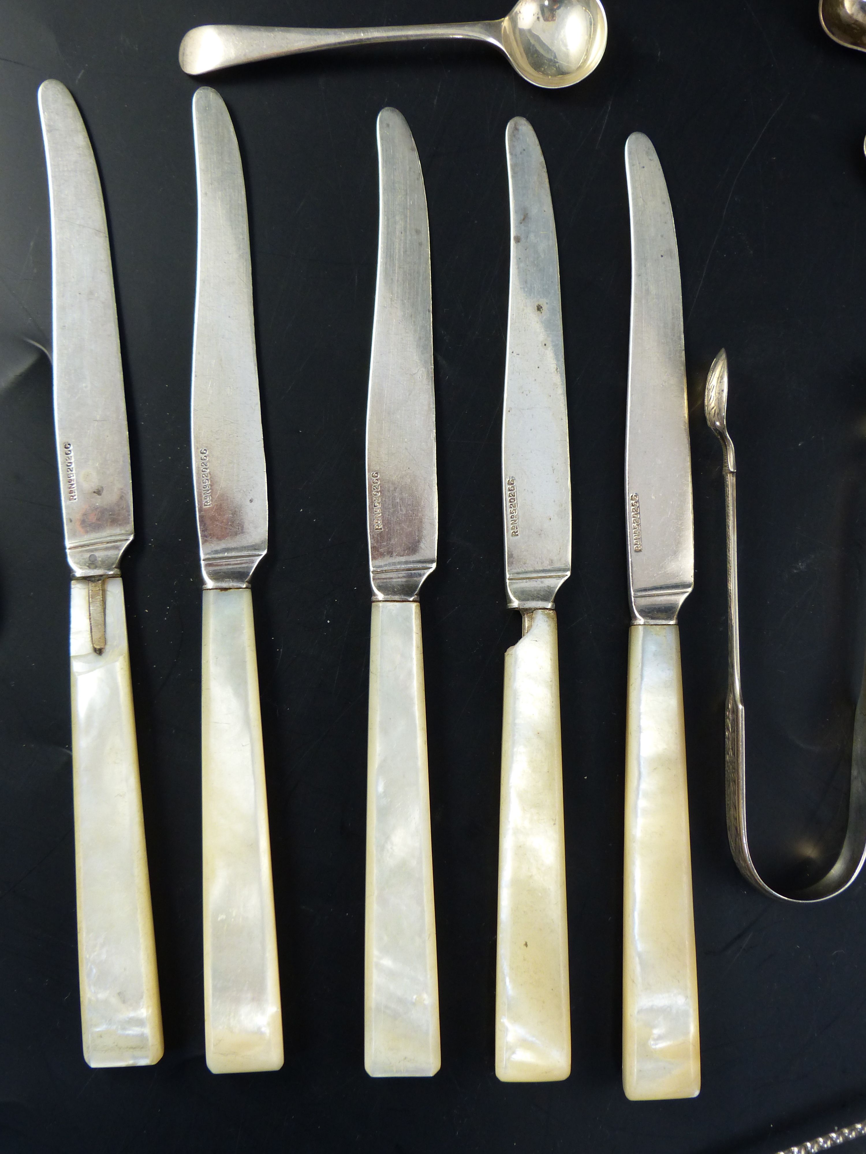 A collection of minor flatware